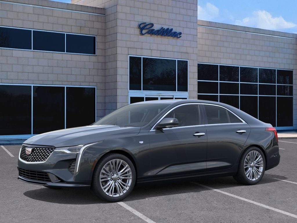 2026 Cadillac CT4 — rear three-quarter view
