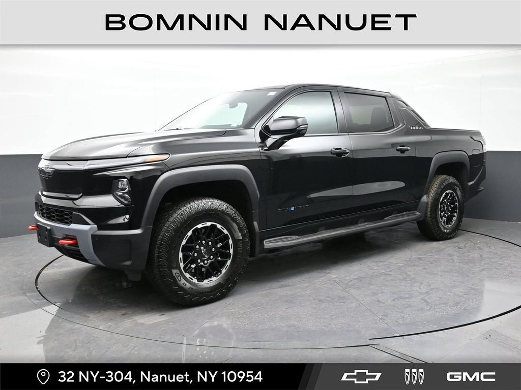 2026 Chevrolet Silverado EV Trail Boss - Extended Range in Black — front three-quarter view