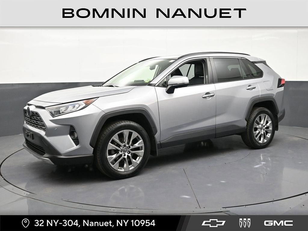 2019 Toyota RAV4 Limited in Silver — front three-quarter view