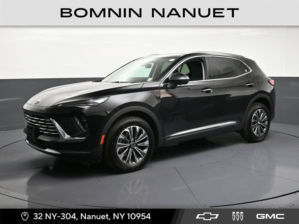 2026 Buick Envision Preferred in Ebony Twilight Metallic — front three-quarter view